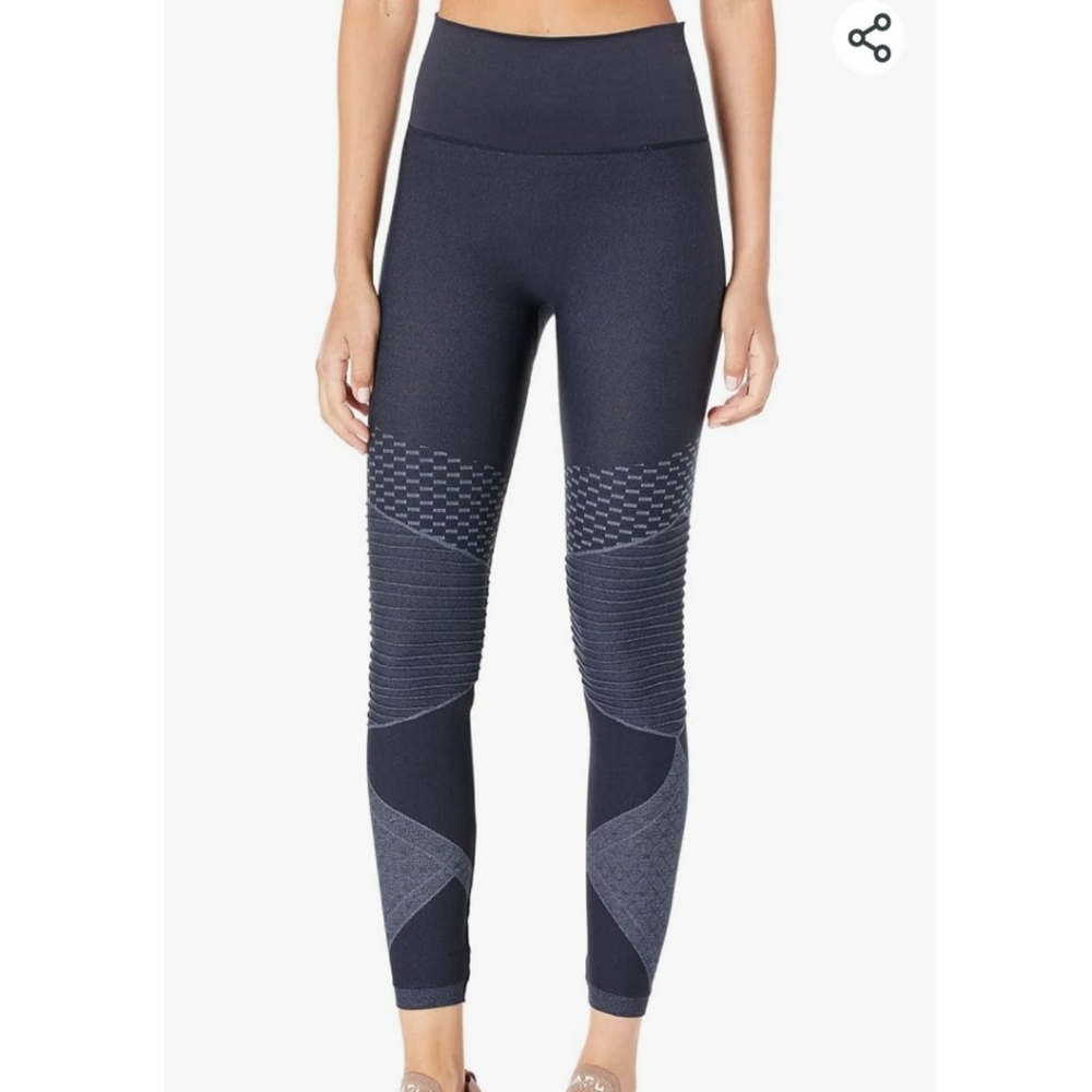 SPANX NWT Seamless Moto Legging Indigo Sky Size Small